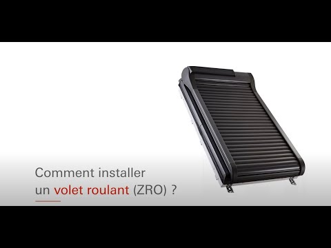 Comment installer mon volet roulant solaire ROTO