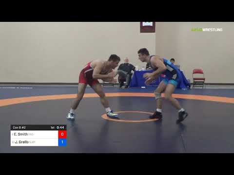 2018 Marine Corps US Open/UWW Junior Freestyle 79 Con 8 #2 - Ethan Smith (OSC-) Vs. Joseph Grello