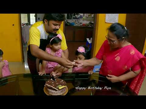 piya Birthday cake cutting..