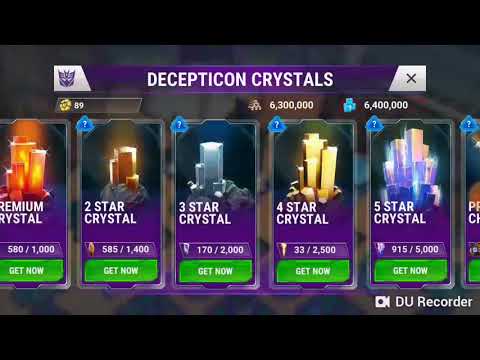 Transformers Earth Wars - 4 Star crystal one more time