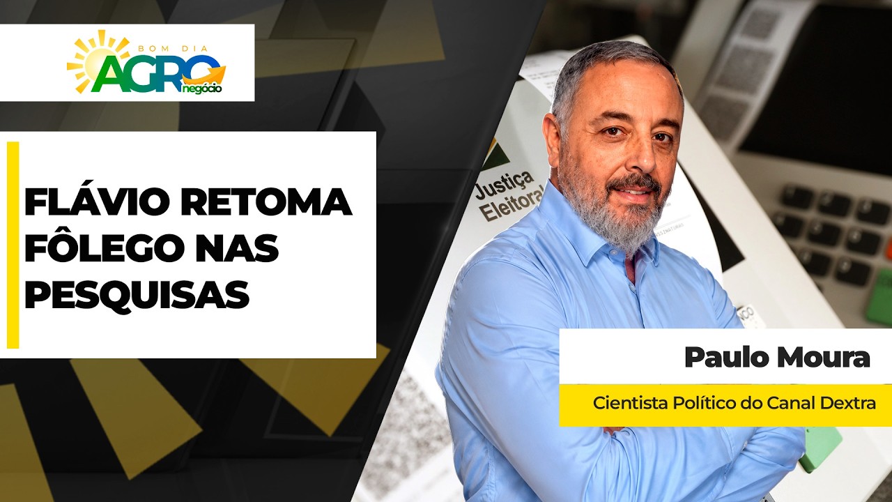 Flávio Bolsonaro aparece empatado com Lula e mostra candidatura fortalecida