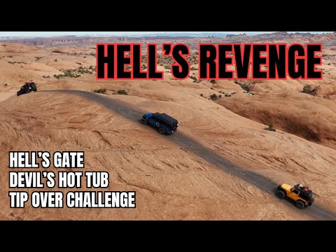 Hell's Revenge in Moab, Utah