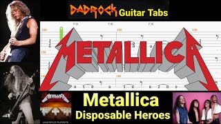 Disposable Heroes - Metallica - Guitar + Bass TABS Lesson