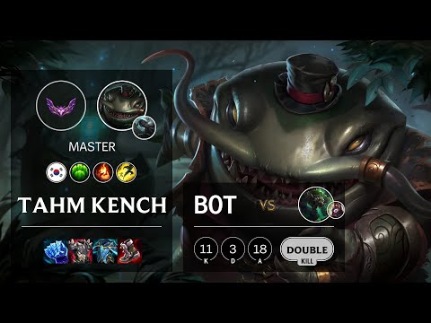Tahm Kench Bot vs Twitch - KR Master Patch 12.4