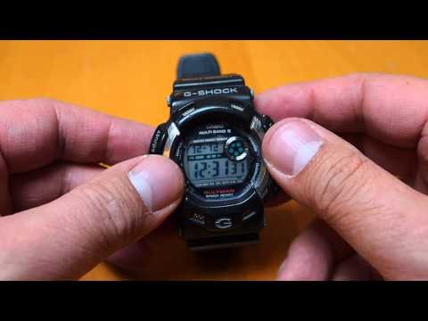 Casio Gulfman GW-9100 Tough Solar wave cerpter watch flip review