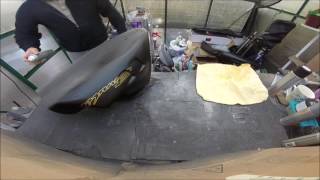 Bandit 1200 belly pan respray part 10 - decal and clear