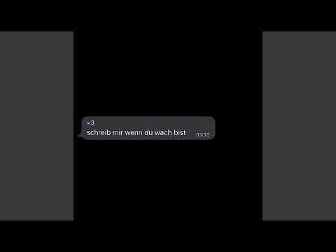 schreib mir wenn du wach bist