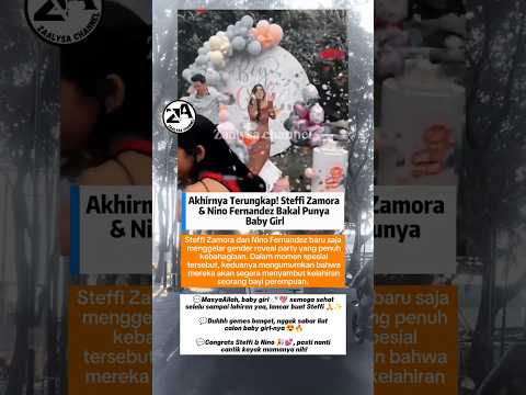 Steffi Zamora Gender Reveal Party 🎉 #steffizamora #ninofernandez #fyp #genderreveal