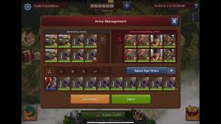 FoE GE Guild Expedition Fighting Strategies in PE and Nearby Eras on Mobile Forge of Empires