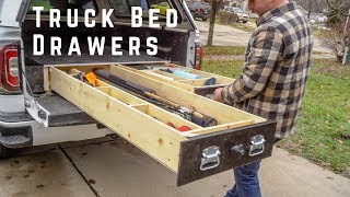 How To Build Truck Bed Drawers // SUV Drawer // DI
