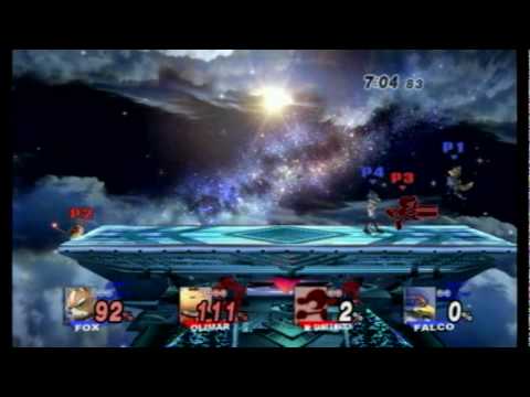 Herb 3: LF Reflex (Fox) and Kismet (Falco) vs. GIMR(G&W) amd Logic (Olimar) 1 - SSBB