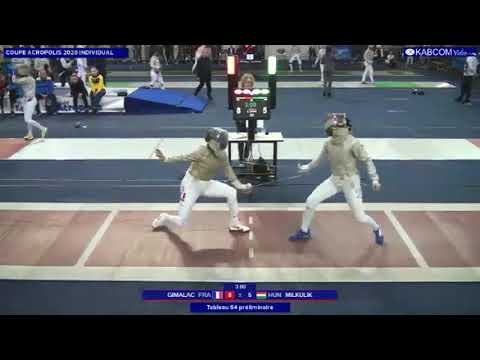 Athens World Cup SWS 2020 - P64 - Gimalac FRA v Mikulik HUN