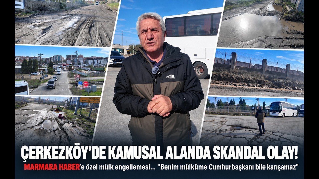 Çerkezköy'de kamusal alanda skandal olay!