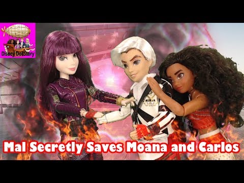 Mal Secretly Saves Moana and Carlos - Part 9 - Descendants Star Darlings Disney