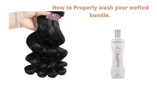 How To Properly Wash Your Wefted Hair Extension