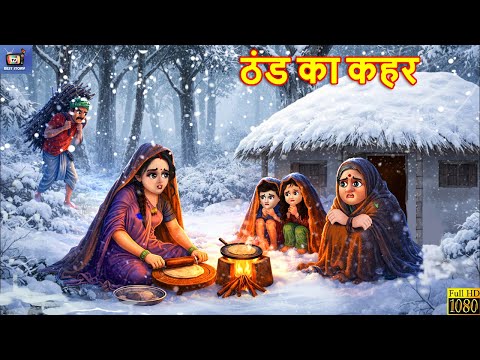 ठंड का कहर  | Thand Ka Kahar | Hindi Kahani | Moral Stories | Hindi Cartoon | Kahani | Cartoon Story