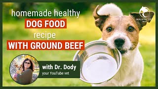 Healthy Homemade Dog Food With Ground Beef