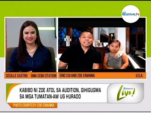 GMA Regional TV Live: Talented & Cute Zoe Erianna