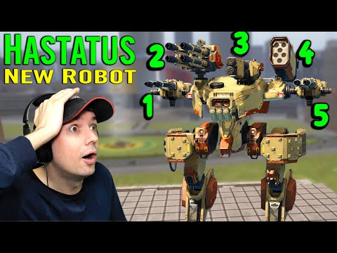NEW Robot HASTATUS Gameplay – War Robots Test Server WR