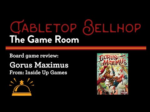 Gorus Maximus - A one to eight player gory gladiatorial trick taking card game from Inside Up Games - Review