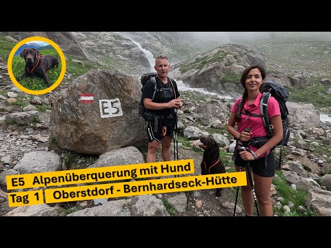 ⛰️ E5 Alpenüberquerung mit Hund – Tag 1: Von Oberstdorf zur Bernhardseck- Hütte ⛰️