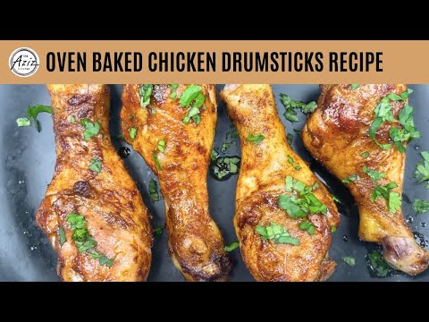 Oven Baked Chicken Drumsticks Recipe • Oven Baked Chicken Recipe • Juicy Chicken Drumsticks In Oven