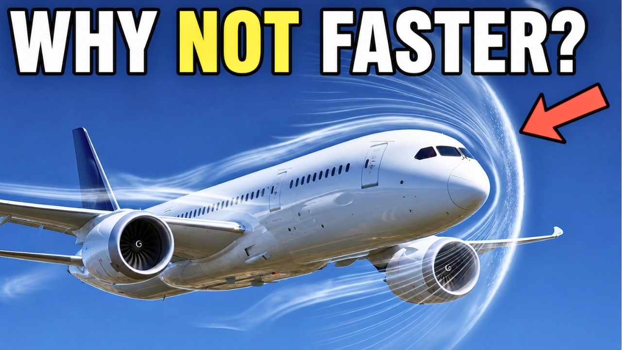 The Real Reason Planes Don't Fly Faster Than 950 Km/h