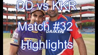 KKR vs DD Full Matches Highlight, Scorecard ipl 2017