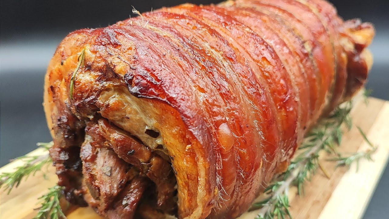 Porchetta fatta in casa con procedimento completo
