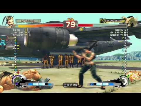 qidpcx [Ibuki] vs. necro0104 [Zangief] - PSN SSF4 Arcade Edition