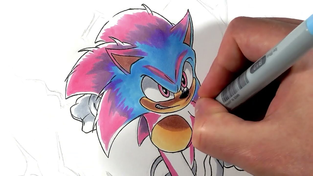Real Time Colouring: Movie Sonic + Paradox Prism