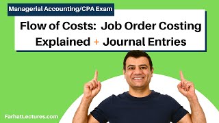 The Flow of Costs: Job Order Costing + Journal Entries.
