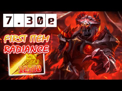 First Item Radiance, Imba Mid Hero - Pro Player Gameplay - Patch 7.30e