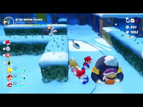 Winter palace Second Statue! Mario +  rabbids Sparks Of Hope!
