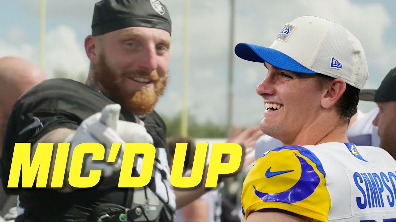 NFL Preseason Mic'd Up! "I'll let you drive my Lambo for a week"
