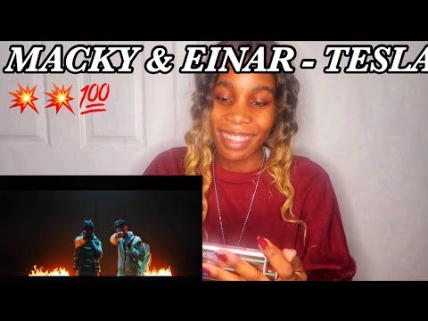 Reacting to SWEDISH RAP || MACKY & EINAR - TESLA