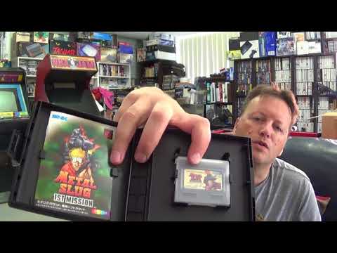 Retro Hand Held Console Games From Japan (Metal Slug 1st Mission, Sagaia, Black Metal Shooter)