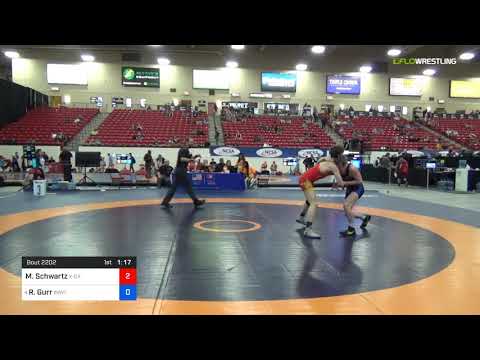 2018 Marine Corps US Open/UWW Junior Greco Roman 63 Con Semis - Mosha Schwartz (X-Ca) Vs. Riley Gu