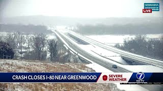 'Significant crash' closes I-80 near Greenwood, Nebraska State Patrol says