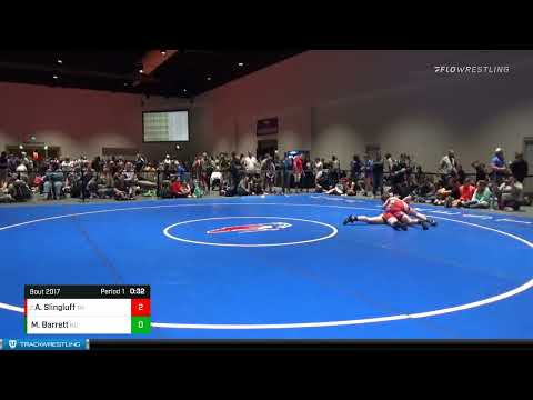 127 Lbs Round 1 - Angelina Slingluff, TN Vs Mackenize Barrett, NC 7f09