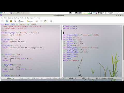 GNU Emacs as a lightweight IDE (Generate C header)