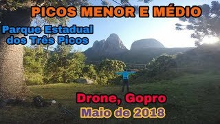 preview picture of video 'Pico Menor e Médio - Parque Estadual dos Três Picos - 01 de maio de 2018'