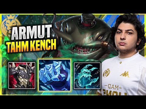 ARMUT TRIES TAHM KENCH TOP! - MAD Armut Plays Tahm Kench TOP vs Gnar! | Patch 11.15