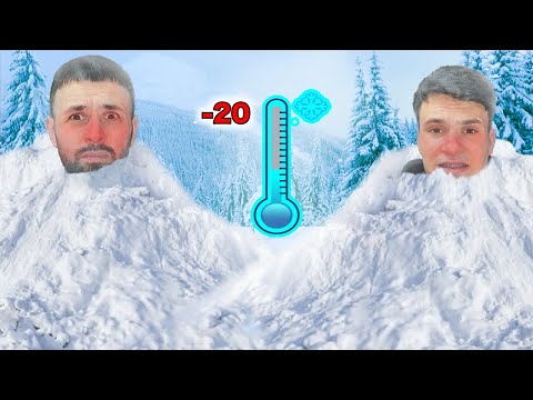 Cine iese ultimul, CASTIGA! * îngropati in zăpadă! *