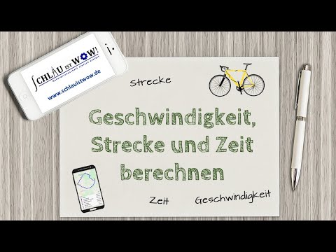 Calculate speed, distance and time