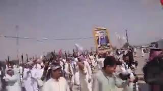 دخول مهيب من عشيرة الضوالم في فاتحه الأمير مسير محيسن شجان