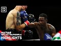Subriel Matias Vs Gabriel Gollaz Valenzuela Fight Highlights