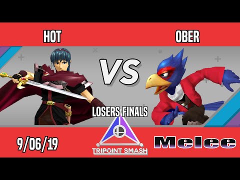 Tripoint Smash 76 - Losers Finals - Hot(Marth) Vs. Ober(Falco)