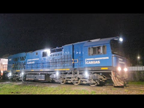 [4K] Tren cargado de NCA con la CRRC CDD-5A1 9447 pasando por Marcos Juárez!!!!!!