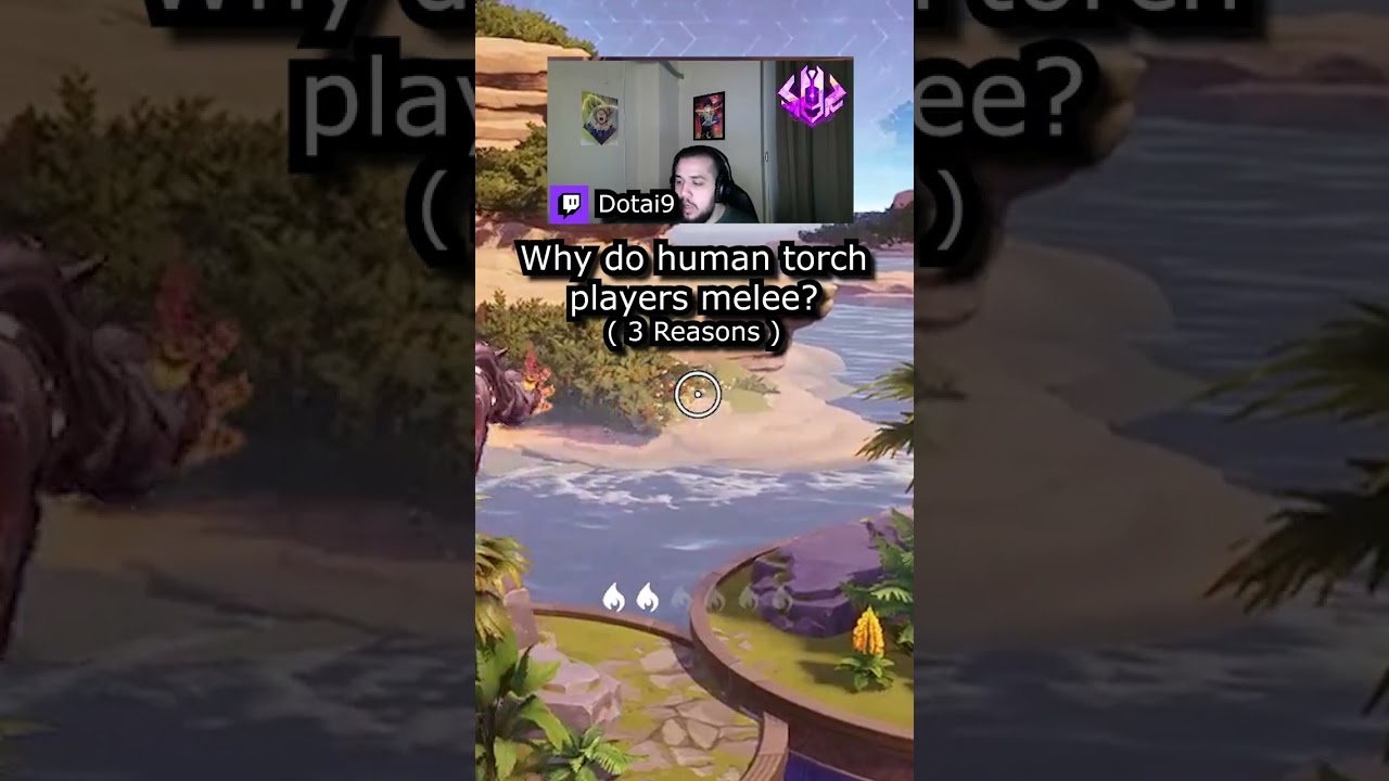 Why do Human Torch players Melee ? ( Explained )  #marvelrivals